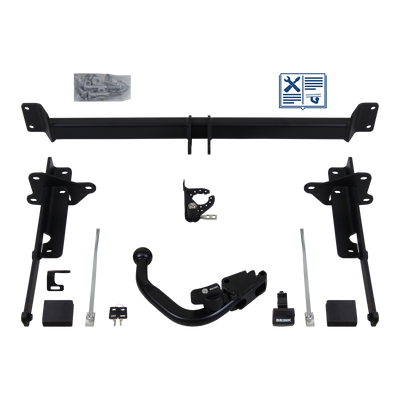 Brink Tilhengerkobling avtagbart inkl. TowTec E-sett 7polet Universal