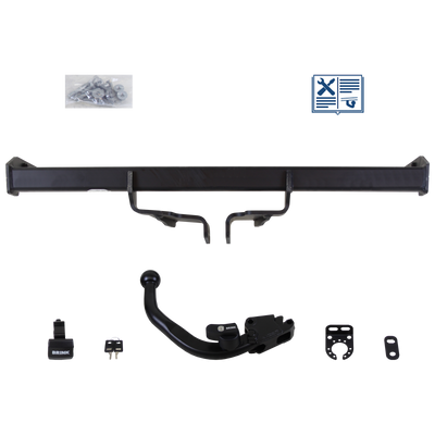 Brink Tilhengerkobling avtagbart inkl. TowTec E-sett 7polet Universal