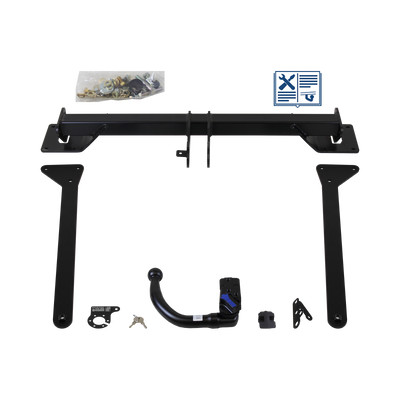 AUTO-HAK Tilhengerkobling avtagbart inkl. TowTec E-sett 7polet Universal