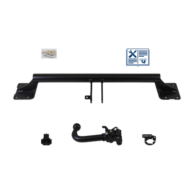 AUTO-HAK Tilhengerkobling avtagbart inkl. TowTec E-sett 7polet Universal
