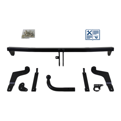 AUTO-HAK Tilhengerkobling fastmontert inkl. TowTec E-sett 7polet Universal