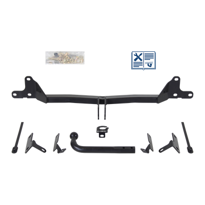AUTO-HAK Tilhengerkobling fastmontert inkl. TowTec E-sett 7polet Universal