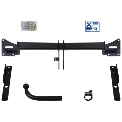 AUTO-HAK Tilhengerkobling fastmontert inkl. TowTec E-sett 7polet Universal