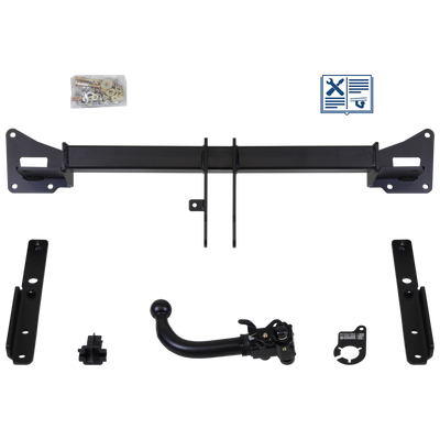 AUTO-HAK Tilhengerkobling avtagbart inkl. TowTec E-sett 7polet Universal