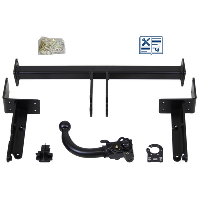 AUTO-HAK Tilhengerkobling avtagbart inkl. TowTec E-sett 7polet Universal