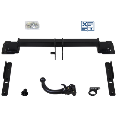 AUTO-HAK Tilhengerkobling avtagbart inkl. TowTec E-sett 7polet Universal