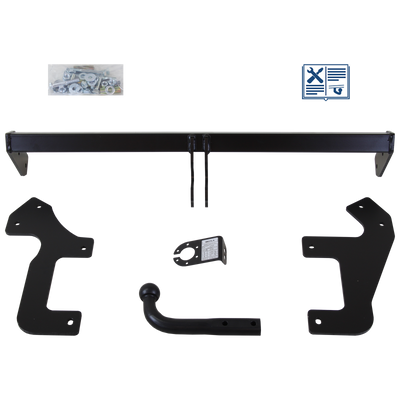 Hak-Pol Tilhengerkobling fastmontert inkl. TowTec E-sett 7polet Universal