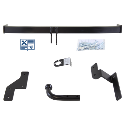 Hak-Pol Tilhengerkobling fastmontert inkl. TowTec E-sett 13polet Universal