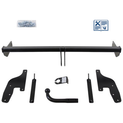 Hak-Pol Tilhengerkobling fastmontert inkl. TowTec E-sett 7polet Universal