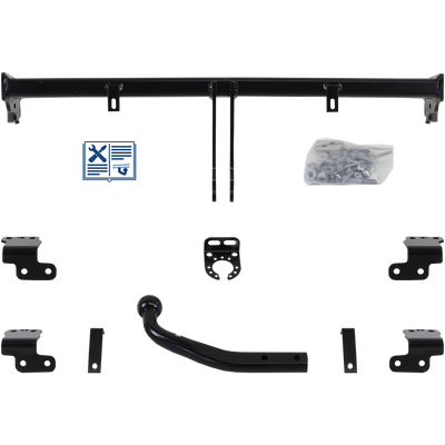 Brink Tilhengerkobling fastmontert inkl. TowTec E-sett 7polet bilspesifikk
