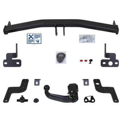 Westfalia Tilhengerkobling avtagbart inkl. TowTec E-sett 7polet Universal