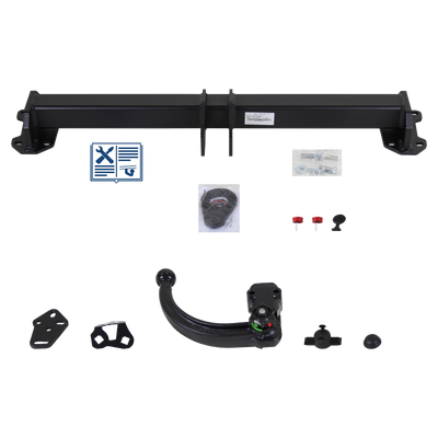 Westfalia Tilhengerkobling avtagbart inkl. TowTec E-sett 7polet Universal