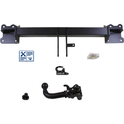 AUTO-HAK Tilhengerkobling avtagbart inkl. TowTec E-sett 7polet Universal