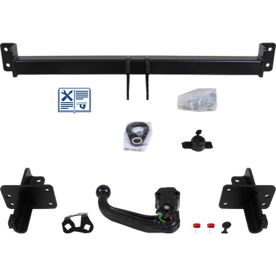 Westfalia Tilhengerkobling avtagbart inkl. TowTec E-sett 7polet Universal