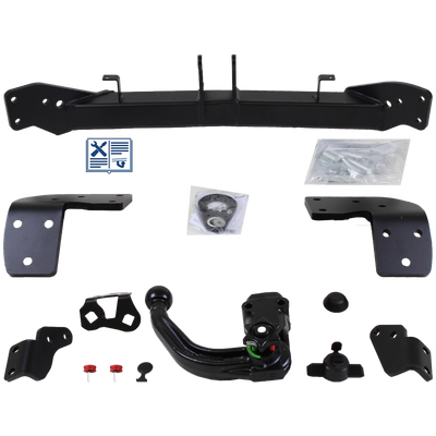 Westfalia Tilhengerkobling avtagbart inkl. TowTec E-sett 7polet Universal