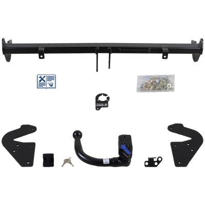 AUTO-HAK Tilhengerkobling avtagbart inkl. TowTec E-sett 7polet Universal