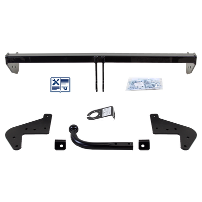 Hak-Pol Tilhengerkobling fastmontert inkl. TowTec E-sett 7polet Universal