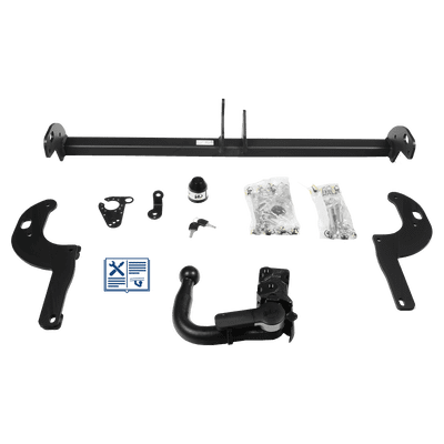 GDW Tilhengerkobling avtagbart inkl. TowTec E-sett 7polet Universal