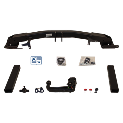 Westfalia Tilhengerkobling avtagbart inkl. TowTec E-sett 7polet Universal