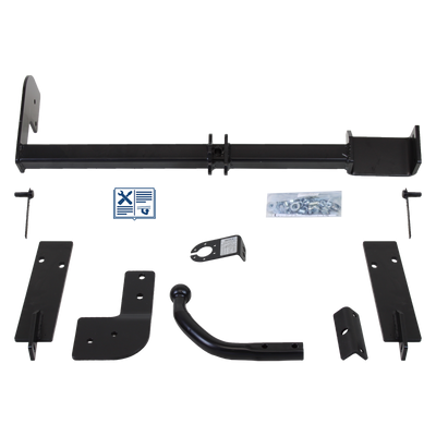 Hak-Pol Tilhengerkobling fastmontert inkl. TowTec E-sett 7polet Universal
