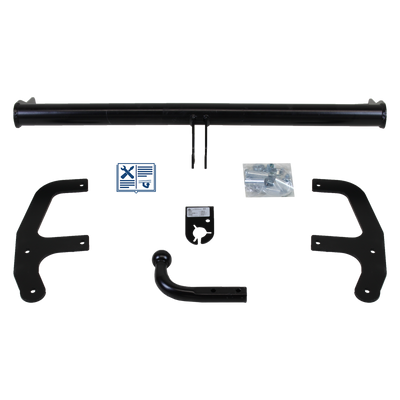 HOOK Tilhengerkobling fastmontert inkl. TowTec E-sett 7polet Universal