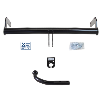 HOOK Tilhengerkobling fastmontert inkl. TowTec E-sett 7polet Universal