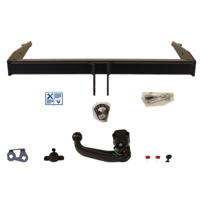 Westfalia Tilhengerkobling avtagbart inkl. TowTec E-sett 7polet Universal