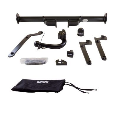 Brink Tilhengerkobling avtagbart inkl. TowTec E-sett 7polet Universal